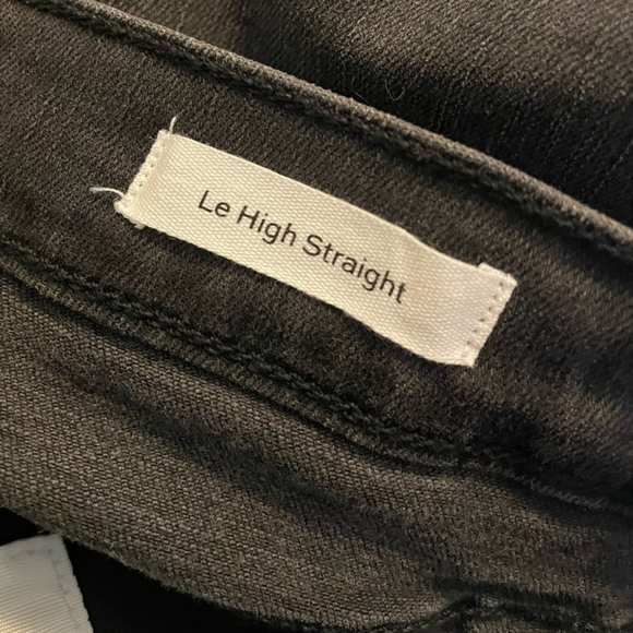 FRAME Denim Le High Straight Split Seam Jeans Colour Muddy River Size 25 NWT - Picture 13 of 14